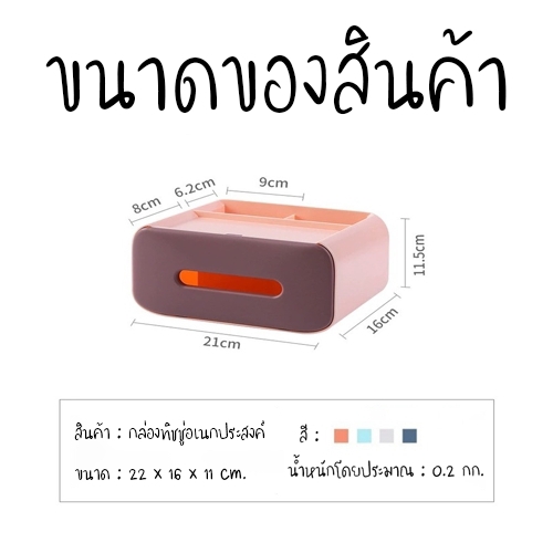 กล่องใส่ทิชชู่-ที่ใส่กระดาษทิชชู่-ที่วางของอเนกประสงค์-กล่องใส่ของ-กล่องใส่มือถือ-ของใช้ในบ้าน