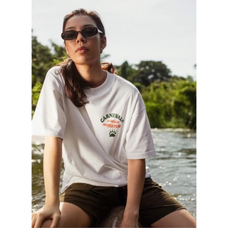 เสื้อยืดใหม่Carnival FW20 A Walk in Nature T-Shirt สีขาว เสื้อแขนสั้น เสื้อยืด เสื้อคอกลมS-3XL