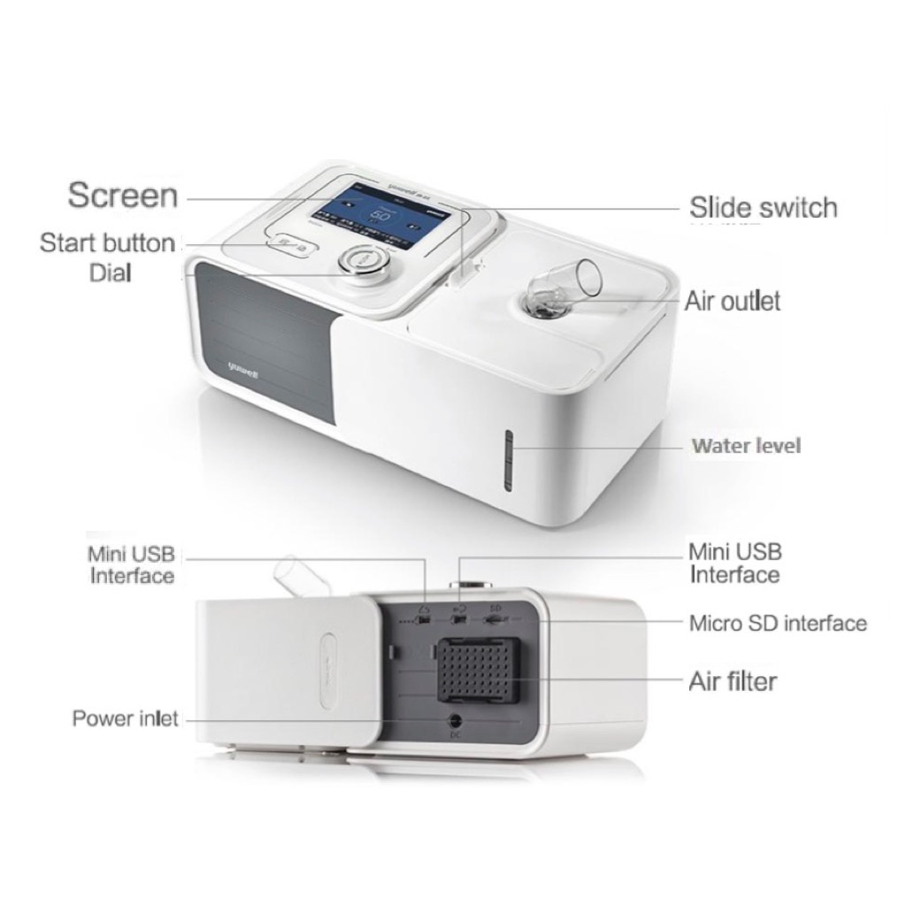 เครื่อง-ช่วย-หายใจ-ชนิด-แรงดัน-2-ระดับ-bipap-รุ่น-yh-730-ผลิตภัณฑ์-yuwell