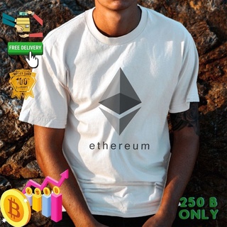 เสื้อยืด ethereum Crypto คริปโต Cotton Comb 30 แบรนด์เสื้อพวกเรา ผลิตในไทย ส่งด่วน