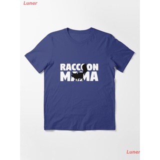 เสื้อยืดกีฬา Raccoon Mama Gift Raccoon Lover Animal Mother Raccoon Mom Essential T-Shirt Popular T-shirts