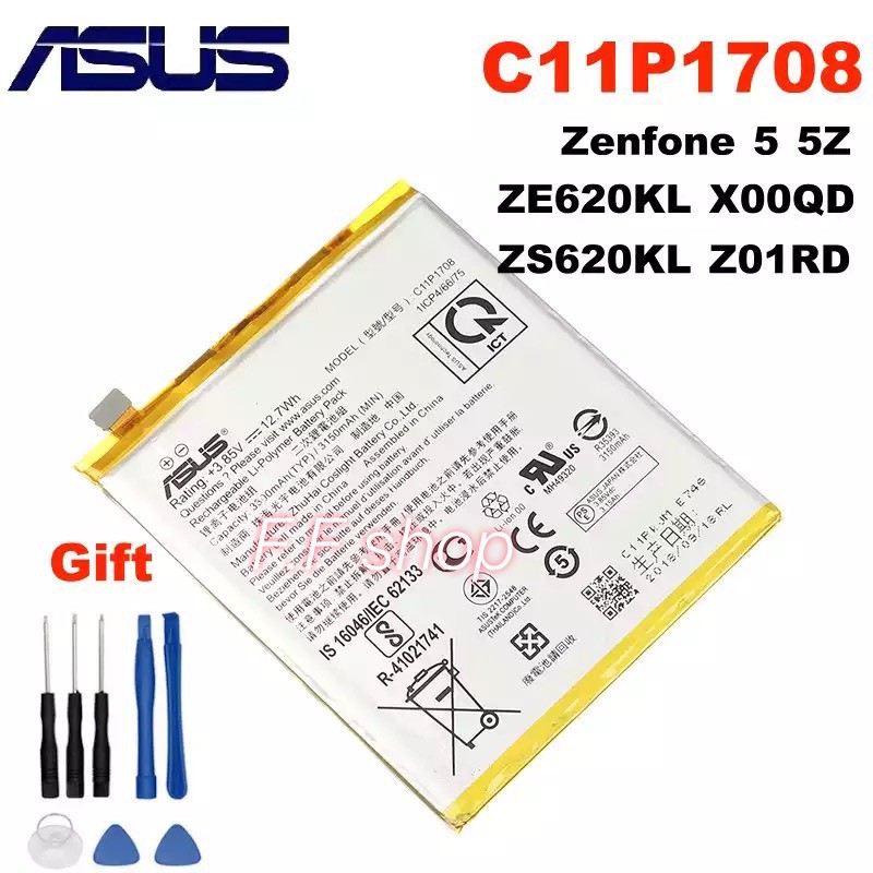 Bateria Para Celular Compatível Com Zenfone 5 Zenfone 5z C11P1708 ZS620KL - Escorrega O Preço - Foto 4