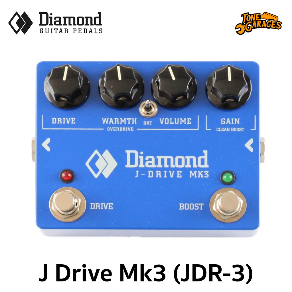 Diamond Guitar Pedals JDrive Mk3 JDR3 Overdrive/Clean Boost เอฟเฟคกีต้าร์ Made in Canada