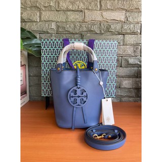 TORY BURCH LEATHER BUCKET BAG MILLER MINI BAG