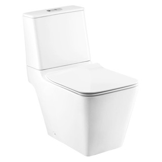 Sanitary ware 2-PIECE TOILET C12417 2.5/4LITRE WHITE sanitary ware toilet สุขภัณฑ์นั่งราบ สุขภัณฑ์ 2 ชิ้น COTTO C12417 2