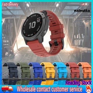 CRX2_22mm Silicone Quick Release Watch Strap Band for Garmin Fenix 6 5