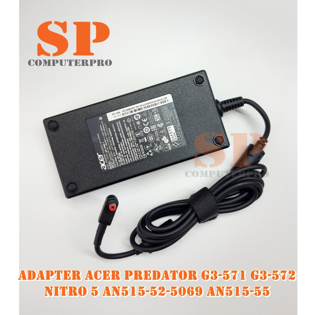 Chargeur Original 180W Acer Predator Helios 300 PH317-51 et PH317-52 Serie