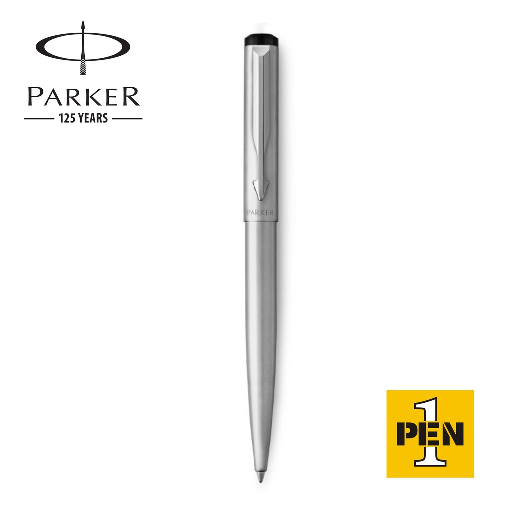 parker-vector-stainless-steel-พร้อมสลักชื่อฟรี-ราคา-ด้าม