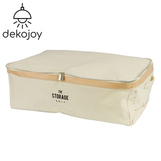 DOGENI กล่องเก็บของอเนกประสงค์ รุ่น SBF002IV กล่องหนังสังเคราะห์ กล่องพับได้ กล่องใส่ของ กล่องกันน้ำ Dekojoy