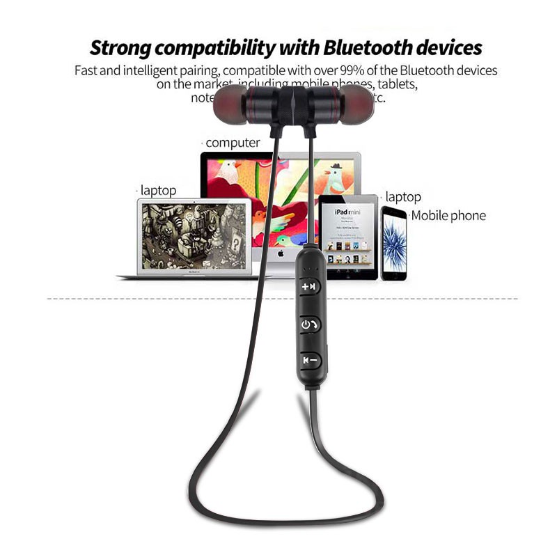 หูฟังไร้สาย-แม่เหล็กในตัว-m5-magnet-sport-bluetooth-ของแท้-magnet-bluetooth-earphone-stereo-for-phone