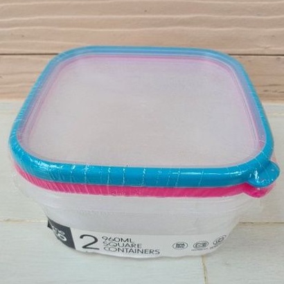 กล่องถนอมอาหาร-กล่องข้าว-tupperware-960-ml-2-กล่อง