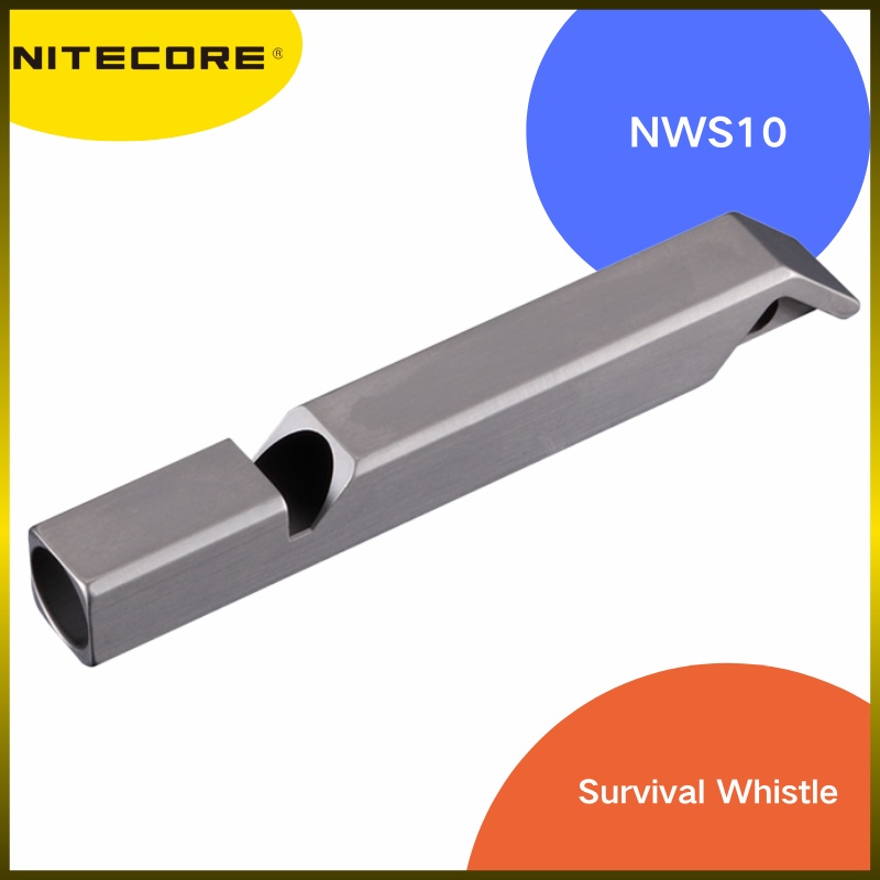 nitecore-nws10-นกหวีดไทเทเนียม-120db-สําหรับตั้งแคมป์