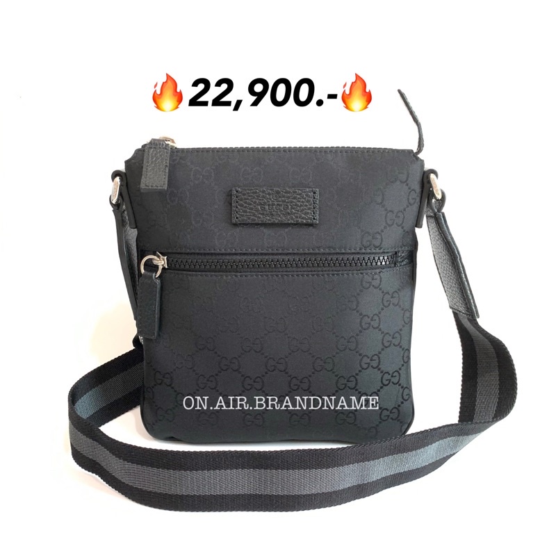 New gucci small nylon messenger bag