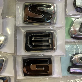 S E G V อักษร TOYOTA VIOS ALITS กระโปรง ท้าย Badge logo silver 2003