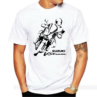 T-shirt  เสื้อยืด ลายรถจักรยานยนต์ Suzu Dl 650 1000 V-Strom Dl650 Dl1000 Vstrom สไตล์ญี่ปุ่นS-5XL