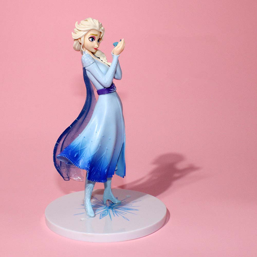 fallforbeauty-21cm-action-figure-pvc-cake-decorations-frozen-elsa-princess-elsa-figures-model-cartoon-doll-toys-children-gift-collectible-model