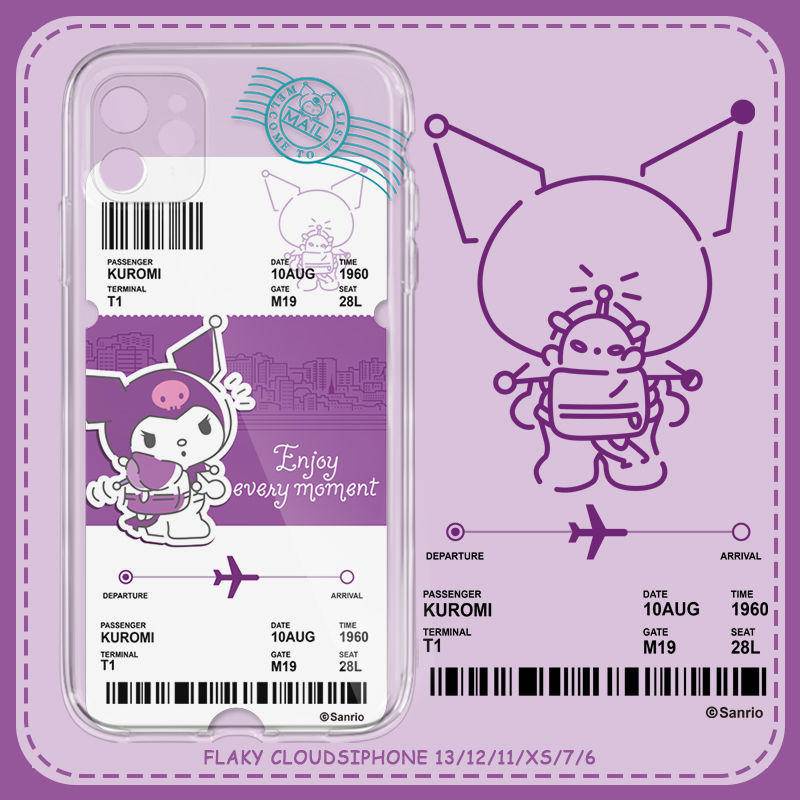 sanrio-เคสโทรศัพท์มือถือ-ลายการ์ตูนสุนัขชินนาม่อน-คุโรมิ-และมายเมโลดี้-สําหรับ-ไอโฟน-6p-6splus-7-8-se-7p-8plus-x-xs-xsmax-11-11pro-11promax-13-12-pro-max