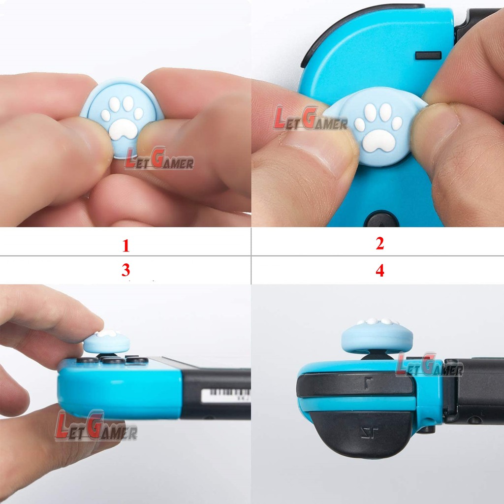ภาพสินค้าสิลิโคนเท้าแมว Analog Caps Nintendo Switch / Switch OLED / Nintendo Switch Lite ( ชิ้นละ ) จากร้าน letgamer บน Shopee ภาพที่ 5