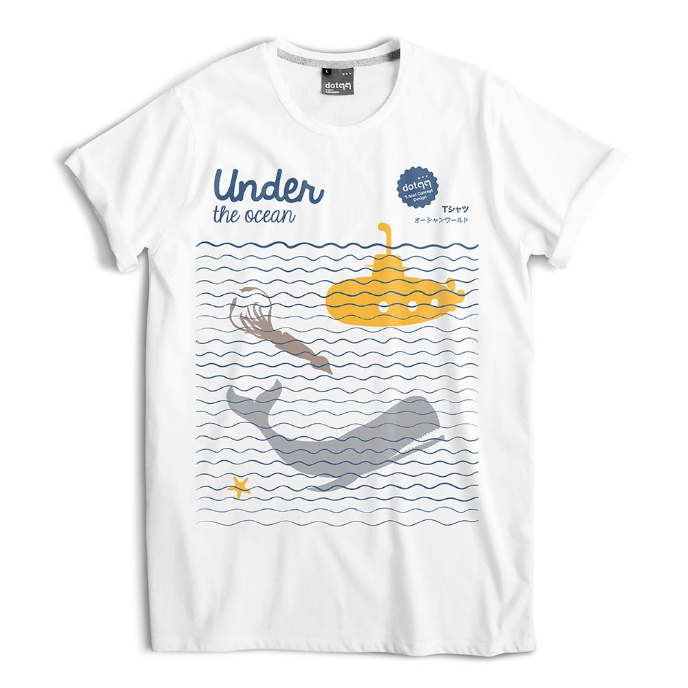 dotdotdot-เสื้อยืดหญิง-concept-design-ลาย-ocean-white