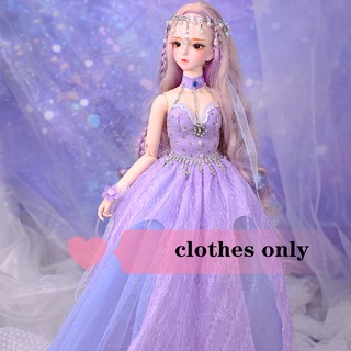 ชุดเดรสเจ้าหญิง 1 / 3 Bjd สําหรับตุ๊กตา 1 / 3 Bjd only doll clothes