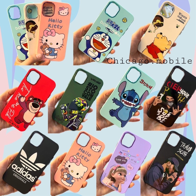 case-oppo-a57-5g-reno5-a1k-a77-5g-new-เคสกำมะหยี่ด้านใน-ขอบโครเมี่ยม-ลายการ์ตูนน่ารัก-พร้อมส่ง