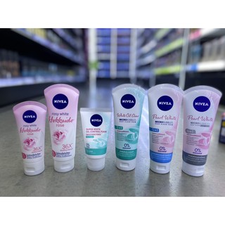 NIVEA Foam ( 50,100 ml ) นีเวีย โฟมล้างหน้า สำหรับผู้หญิง มี 5 สูตร