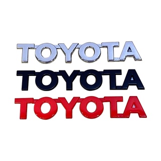 โลโก้ Toyota ติดรถ Toyota ขนาด 16x3cm (ราคาต่อชิ้น)