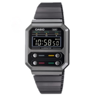 Casio นาฬิกาข้อมือ Unisex รุ่น A100WEGG-1ADF