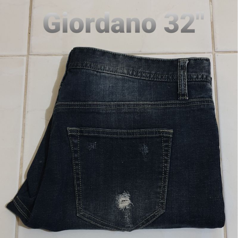 ยีนส์ใหม่ยี่ห้อ-giordano-เอว-32-นิ้ว