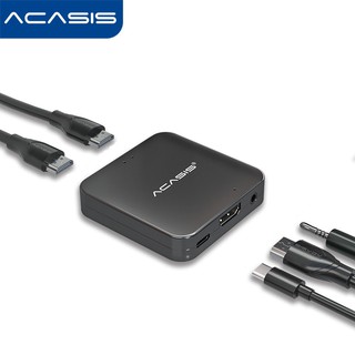 Acasis Hdmi 5 . 1 Arc Hdmi ตัวแยกเสียงสเตอริโอ 3 . 5 มม . สําหรับ Ps4 / Set - Top Box / Xbox