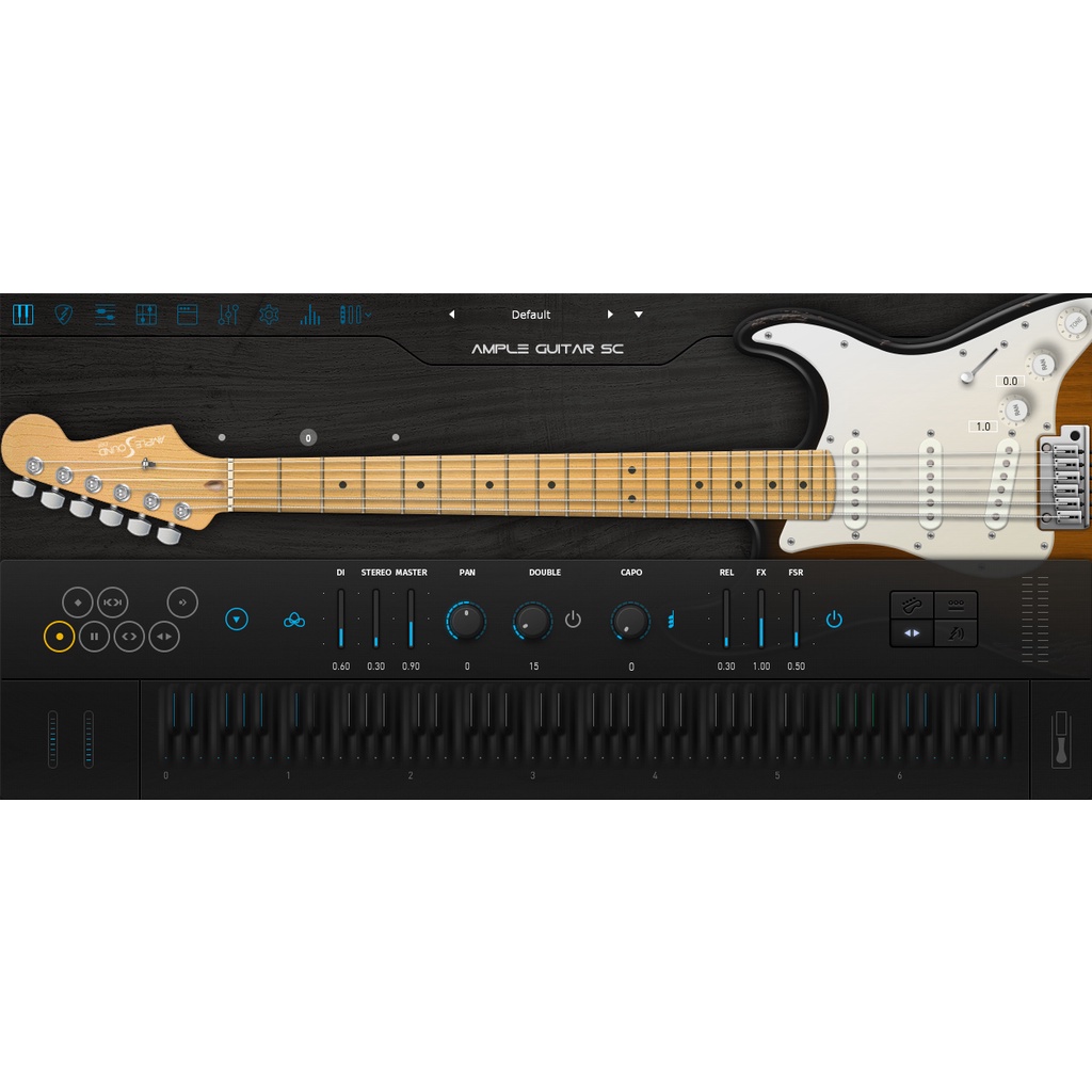 ภาพหน้าปกสินค้าAmple Sound Guitar SC 3.6 win/mac  Full Lifetime  โปรแกรม จำลองกีตาร์ Stratocaster จากร้าน bighum บน Shopee