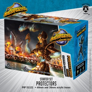 🔥มีของพร้อมส่ง🔥 Privateer Press Monsterpocalypse Elemental Champions Protectors Starter Set 51121 โมเดลต้องประกอบทำสีเอง