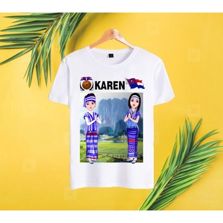 เสื้อยืดชายลาย karen