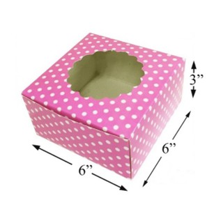 กล่องเค้กแม็ค 0.5 ปอนด์ (50ใบ/แพ๊ค)_INH107