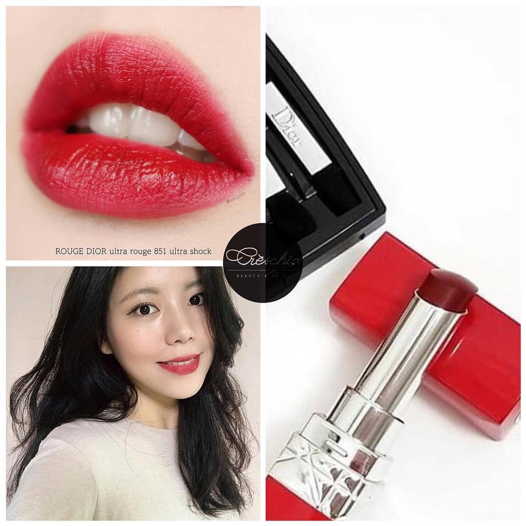 Dior Ultra Rouge Lipstick#851 Ultra Shock | Shopee Thailand