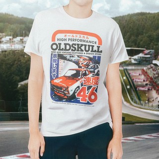 เสื้อยืดผู้ชาย OLDSKULL EXPRESS  HD  -  Racing team 46 S-5XL
