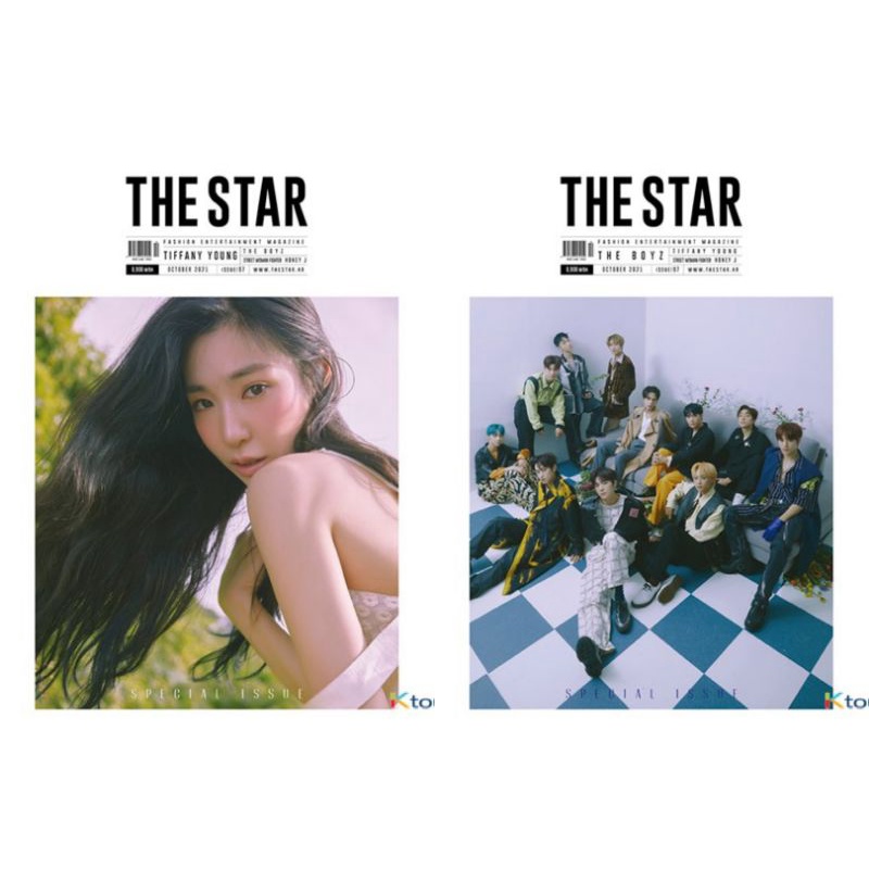 พร้อมส่ง-the-star-2021-10-ปกหน้า-snsd-tiffanyyoung-ปกหลัง-theboyz