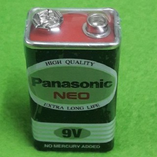 สินค้า Panasonic(พานาโซนิค) 9V Battery แบตเตอร์รี่ 9V ถ่านไฟฉาย รุ่น 6F22NT/1SL 9V  ถ่านไฟฉายพลังแรง ถ่าน9โวลต์