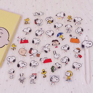 [จัดส่งข้างต้น]สติ๊กเกอร์ลายการ์ตูน Snoopy สไตล์เกาหลี NO.1