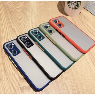 [ ปุ่มสีผิวด้าน ] Case Realme 9i เคสกันกระแทก ปุ่มสีผิวด้าน กันรอยกล้อง ขอบนิ่มหลังแข็ง Realme9i