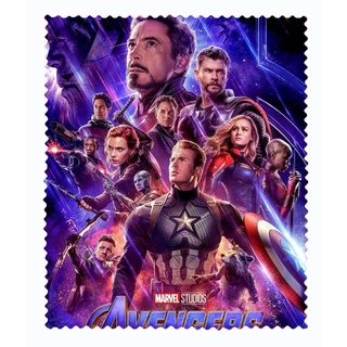 สั่งทำ ผ้าเช็ดแว่นตา ผ้าเช็ดแว่น ผ้าเช็ดเลนส์ ผ้าเช็ดจอ ภาพยนตร์ หนัง Avengers Endgame อเวนเจอร์ส เผด็จศึก