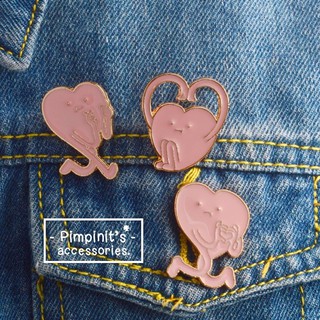 ภาพหน้าปกสินค้า🇹🇭 พร้อมส่ง : 💗💗💗 เข็มกลัดเซ็ทหัวใจสามดวงสีชมพู | Three Pink Heart Enamel Brooch Pin Set. ที่เกี่ยวข้อง