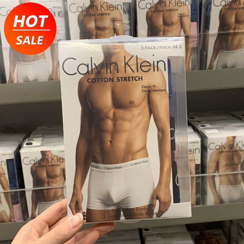 ภาพหน้าปกสินค้าพร้อมส่ง กางเกงในชาย CK กางเกงใน Calvin Klein boxer ck (3ชิ้น) 100% เนื้อผ้าระบายอากาศได้ดี จากร้าน yinggcosmetics บน Shopee