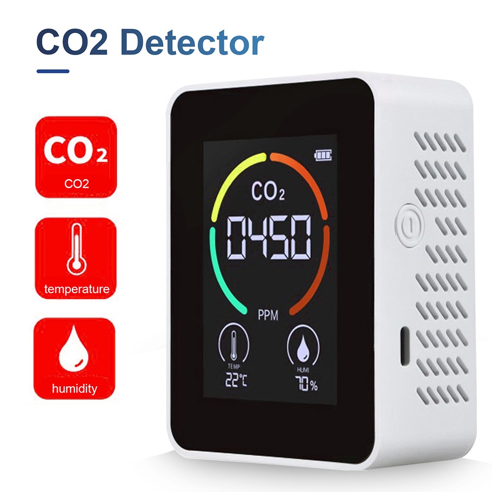 เครื่องตรวจจับอากาศคาร์บอนไดออกไซด์-co2-co2-monitor