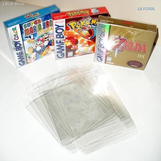 ✟▧┋LILY* 10pcs Transparent Cartridge Protective Case Cover Protector Case for Game Boy Boxed Game