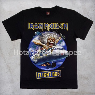 เสื้อยืดสีขาวเสื้อวง Iron Maiden TDM 1052 HotandrockS-4XL