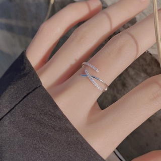 ภาพหน้าปกสินค้าแหวนแต่งงาน ชุบเงิน ประดับคริสตัล หรูหรา แฟชั่นสําหรับผู้หญิง เจ้าสาว แฟนสาว ของขวัญ ที่เกี่ยวข้อง