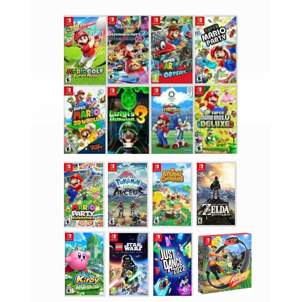 ภาพหน้าปกสินค้าNintendo Switch : NS 16 Game Best Seller of The Year 2022 สุดยอดเกม ของ Nintendo Switch
