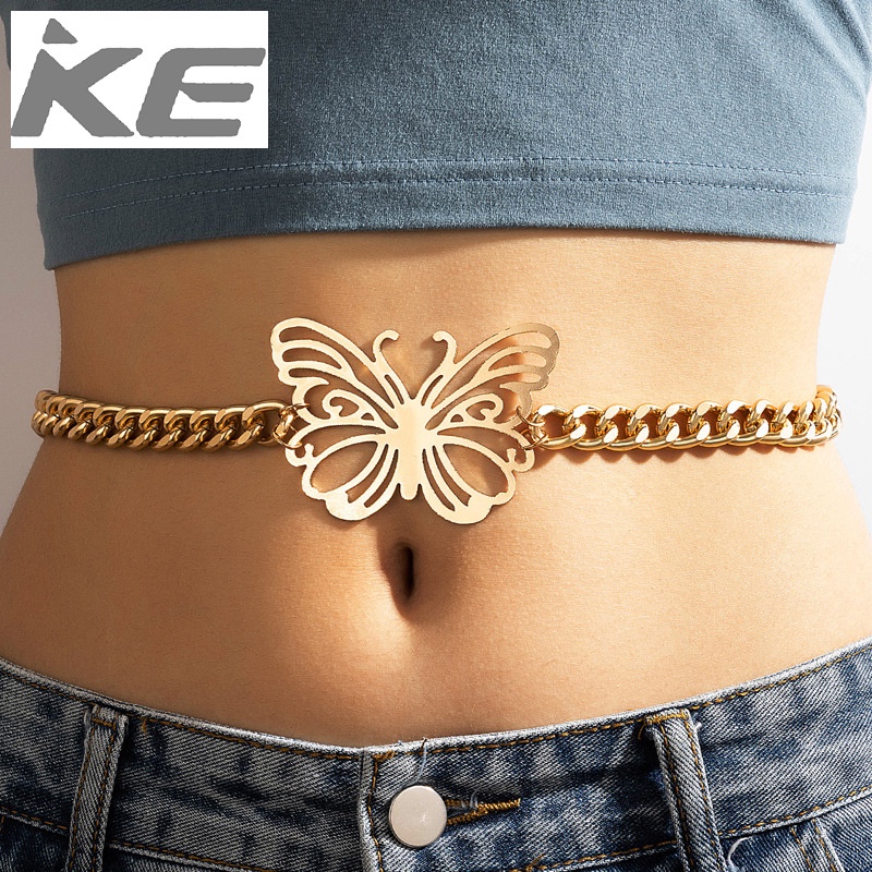 butterfly-waist-chain-heavy-metal-simple-exaggerated-waist-chain-temperament-accessories-waist