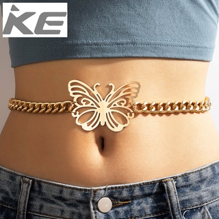 Butterfly waist chain heavy metal simple exaggerated waist chain temperament accessories waist